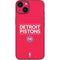 NBA Detroit Pistons Standard - Red iPhone 15 Skin