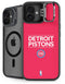 NBA Detroit Pistons Standard - Red iPhone 16 Kickstand Case