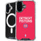 NBA Detroit Pistons Standard - Red iPhone 16 MagSafe Case