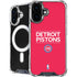 NBA Detroit Pistons Standard - Red iPhone 16 MagSafe Case