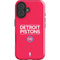 NBA Detroit Pistons Standard - Red iPhone 16 Plus Impact Case