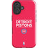 NBA Detroit Pistons Standard - Red iPhone 16 Plus Impact Case