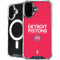 NBA Detroit Pistons Standard - Red iPhone 16 Plus MagSafe Case