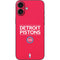 NBA Detroit Pistons Standard - Red iPhone 16 Plus Skin
