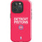 NBA Detroit Pistons Standard - Red iPhone 16 Pro Impact Case