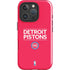 NBA Detroit Pistons Standard - Red iPhone 16 Pro Impact Case