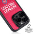 NBA Detroit Pistons Standard - Red iPhone 16 Pro Kickstand Case