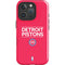 NBA Detroit Pistons Standard - Red iPhone 16 Pro Max Impact Case