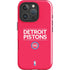 NBA Detroit Pistons Standard - Red iPhone 16 Pro Max Impact Case