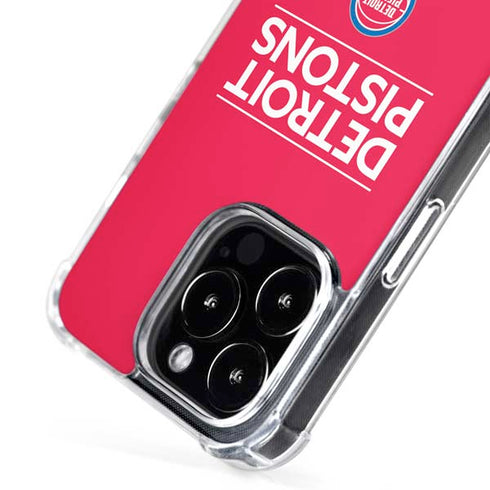 NBA Detroit Pistons Standard - Red iPhone 16 Pro Max MagSafe Case