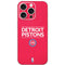 NBA Detroit Pistons Standard - Red iPhone 16 Pro Skin