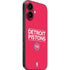 NBA Detroit Pistons Standard - Red iPhone 16 Skin