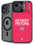 NBA Detroit Pistons Standard - Red iPhone 16e Kickstand Case