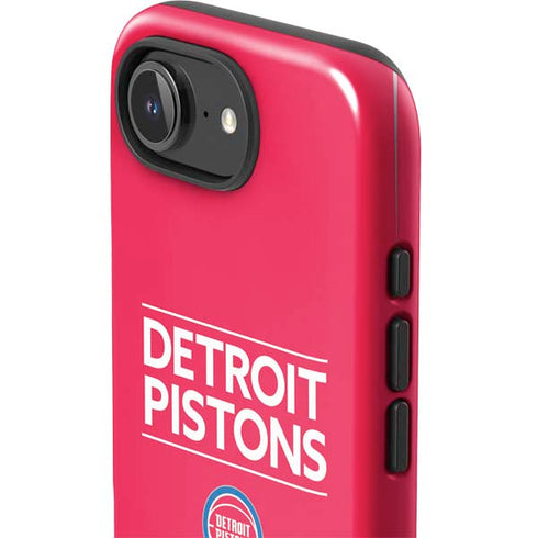 NBA Detroit Pistons Standard - Red iPhone 16e Impact Case