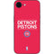NBA Detroit Pistons Standard - Red iPhone 16e Skin