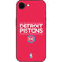 NBA Detroit Pistons Standard - Red iPhone 16e Skin