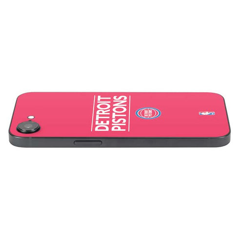 NBA Detroit Pistons Standard - Red iPhone 16e Skin