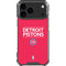 NBA Detroit Pistons Standard - Red iPhone 18 Pro Max Clear Case