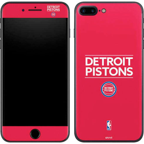 NBA Detroit Pistons Standard - Red iPhone 7 Plus Skin