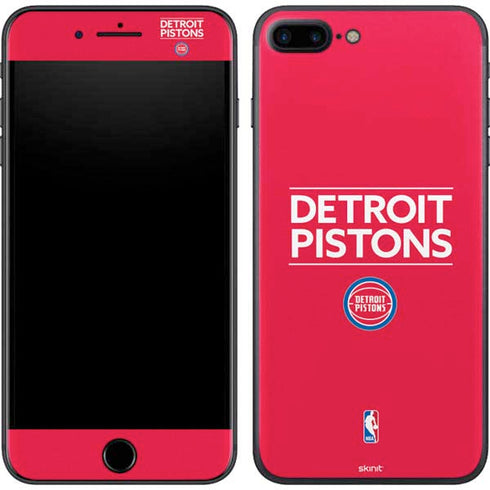 NBA Detroit Pistons Standard - Red iPhone 8 Plus Skin