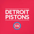 NBA Detroit Pistons Standard - Red iPhone XS Skin