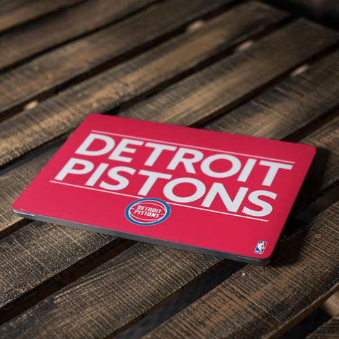 NBA Detroit Pistons Standard - Red Apple MacBook Air Skin