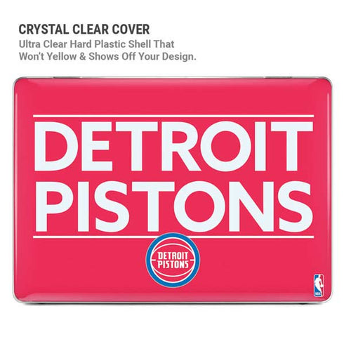 NBA Detroit Pistons Standard - Red MacBook Pro 14in (2021-24) Case plus Skin
