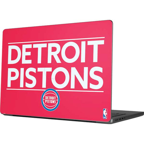 NBA Detroit Pistons Standard - Red Apple MacBook Pro 14-inch Skin