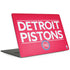 NBA Detroit Pistons Standard - Red MacBook Skins