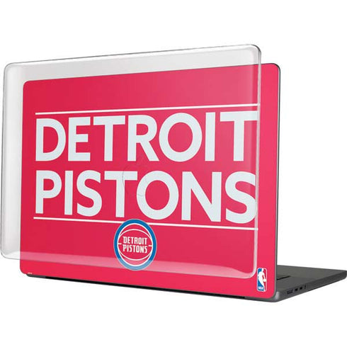 NBA Detroit Pistons Standard - Red MacBook Cases