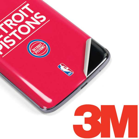 NBA Detroit Pistons Standard - Red Moto E5 Plus Skin