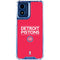 NBA Detroit Pistons Standard - Red Moto G 5G (2024) Clear Case