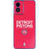 NBA Detroit Pistons Standard - Red Moto G Play 4G (2024) Skin