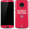 NBA Detroit Pistons Standard - Red Moto G6 Skin