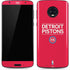 NBA Detroit Pistons Standard - Red Moto G6 Skin