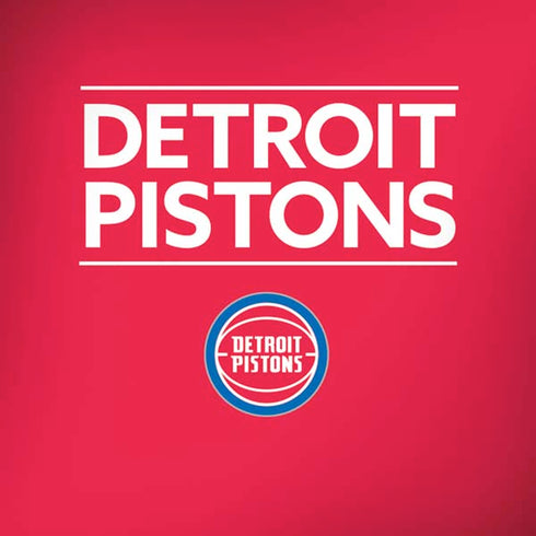 NBA Detroit Pistons Standard - Red Moto G6 Skin