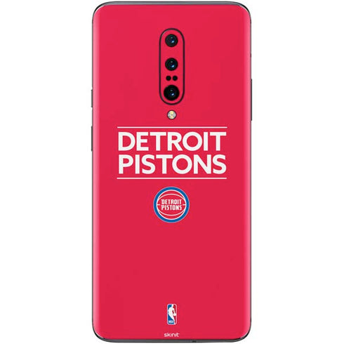 NBA Detroit Pistons Standard - Red OnePlus 7 Pro Skin
