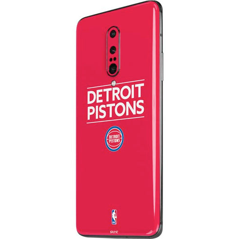 NBA Detroit Pistons Standard - Red OnePlus 7 Pro Skin