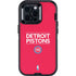 NBA Detroit Pistons Standard - Red Otterbox Defender iPhone Skin