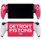 NBA Detroit Pistons Standard - Red PlayStation Portal Remote Player Skin