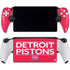 NBA Detroit Pistons Standard - Red PlayStation Portal Remote Player Skin