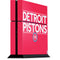 NBA Detroit Pistons Standard - Red PS4 Console Skin