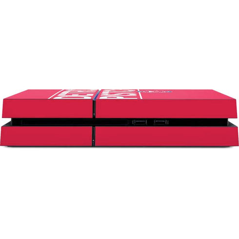 NBA Detroit Pistons Standard - Red PS4 Console Skin