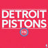 NBA Detroit Pistons Standard - Red PS4 Console Skin