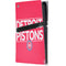 NBA Detroit Pistons Standard - Red PS5 Pro Console Skin