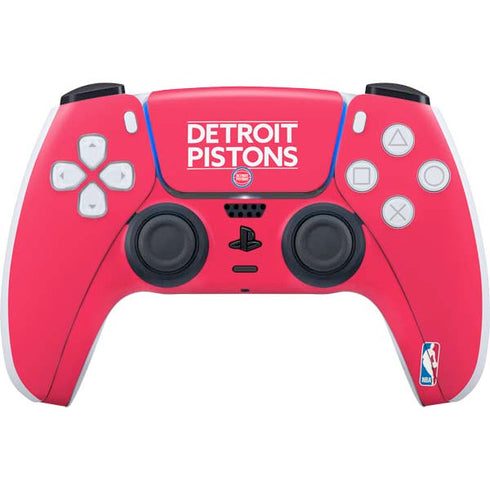 NBA Detroit Pistons Standard - Red PlayStation PS5 Skins