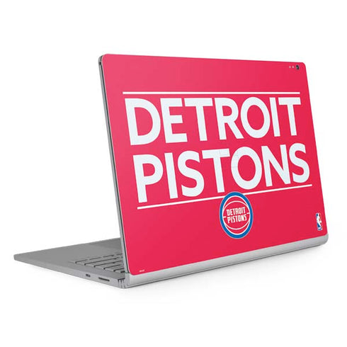 NBA Detroit Pistons Standard - Red Surface Book 2 13.5in Skin