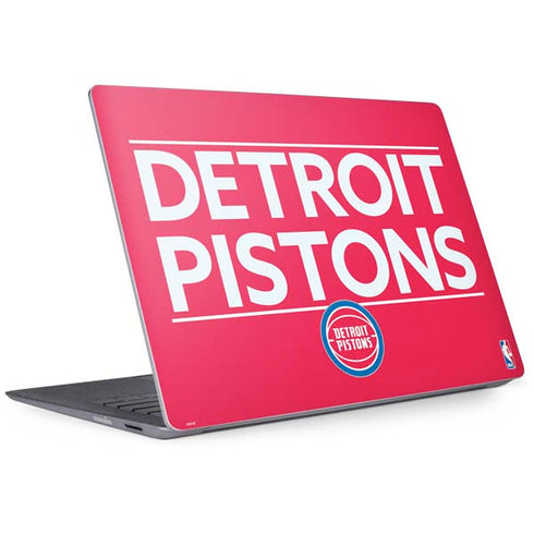 NBA Detroit Pistons Standard - Red Surface Laptop 2 Skin