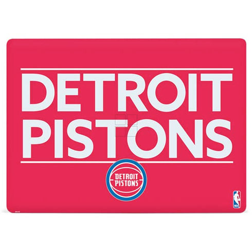 NBA Detroit Pistons Standard - Red Surface Laptop 2 Skin