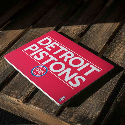 NBA Detroit Pistons Standard - Red Surface Laptop 2 Skin